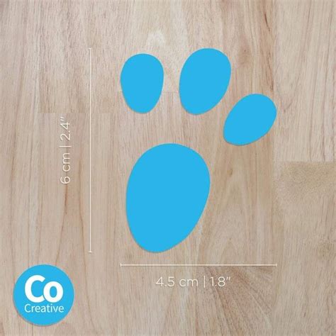 Easter Bunny Paw Print Stencil | Stencils, Bunny paws, Paw print