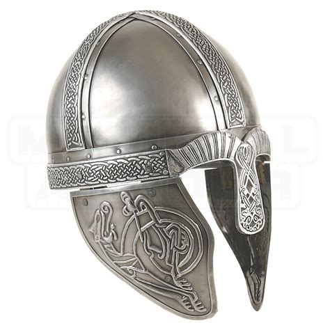 Embossed Viking Helmet - 300386 by Medieval Armour, Leather Armour, Steel Armour, Chainmail ...