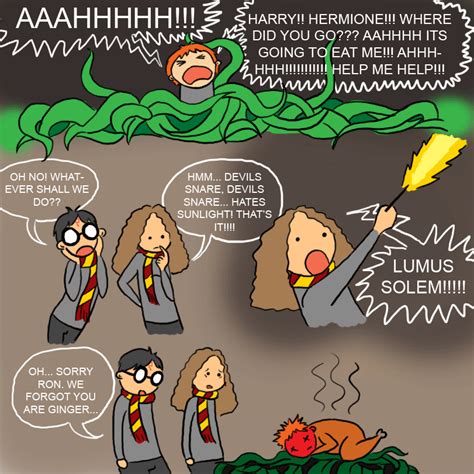 Potter and Devil's Snare by Hagspawn on DeviantArt