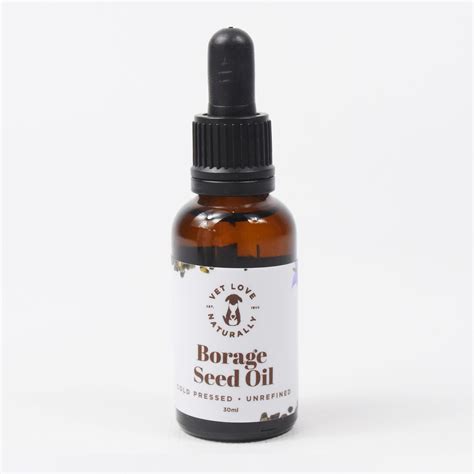 Borage Seed Oil 30ml - The Vegan Petfood Company