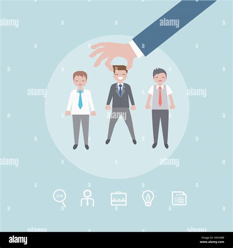 Icons of business people Stock Photo - Alamy