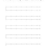 Double Number Line - 4 Cute & Free Printable Blank Worksheets