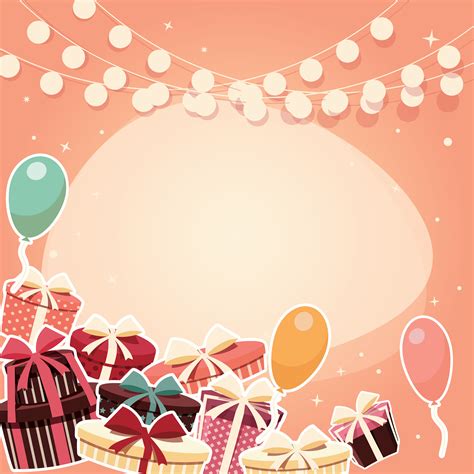 Birthday background with gifts 694072 Vector Art at Vecteezy