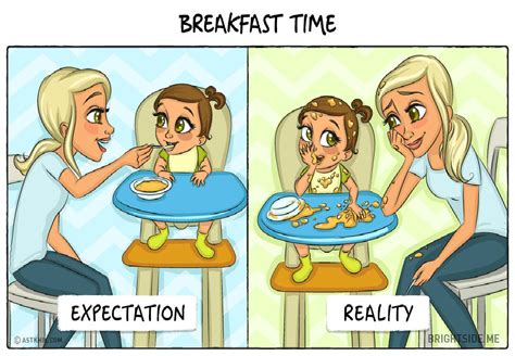 9 Illustrations That Perfectly Showcase The Expectations Vs Reality Of Every Parent’s Life ...