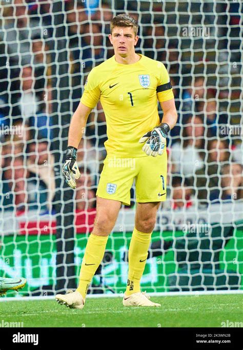 Nick Pope, England 1 in the UEFA Nations League 2022 match ENGLAND ...