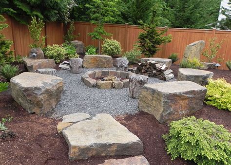 15 Stone Landscaping Ideas - Quiet Corner