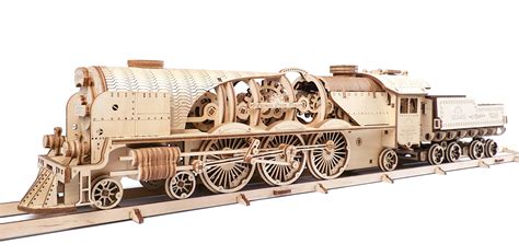 V-Express Steam Train Model with Tender | UGears US