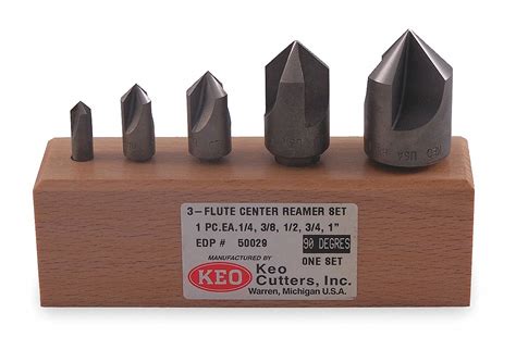 KEO Countersink Set, 82 ° Countersink Angle, Number of Pieces 5, Cobalt ...