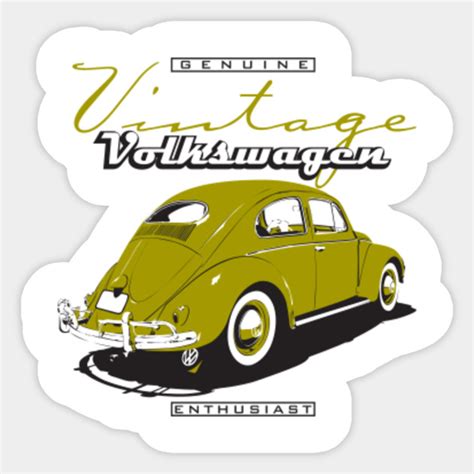 VW Beetle - Vw Bug - Sticker | TeePublic