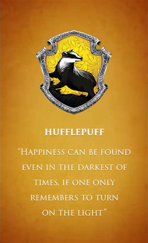 Harry Potter: Hufflepuff | Harry potter books, Harry potter quotes ...