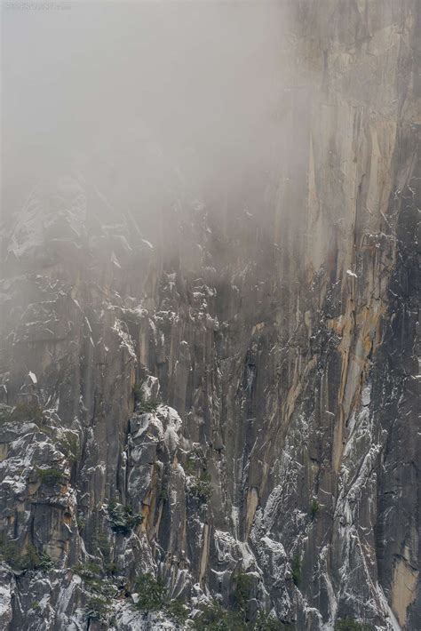 snow-on-big-wall-yosemite - Betty Sederquist Photography