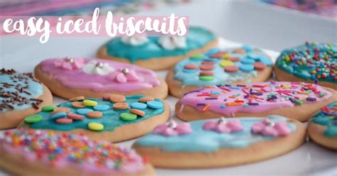 Easy iced biscuits | Kid Magazine