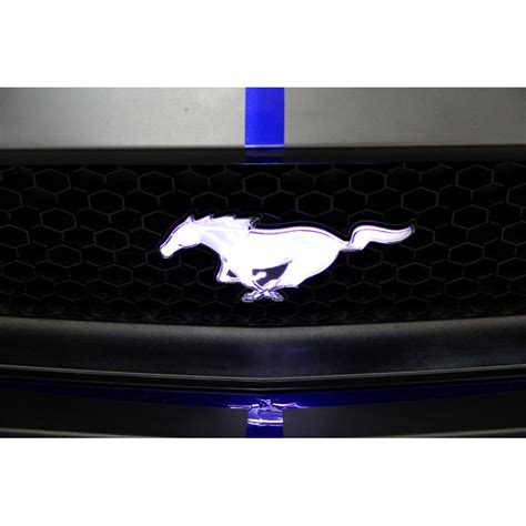 Ford Light Up Front Grille Pony Emblem for 2015, 2016 and 2017 Mustangs. | 2015+ S550 Mustang ...