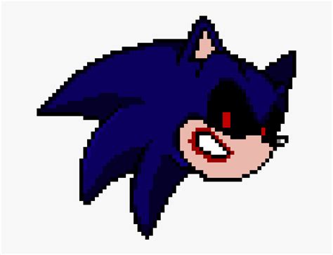 Sonic Head Pixel Art , Png Download, Transparent Png , Transparent Png ...