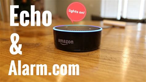 Amazon Alexa Alarm.com Skill - YouTube