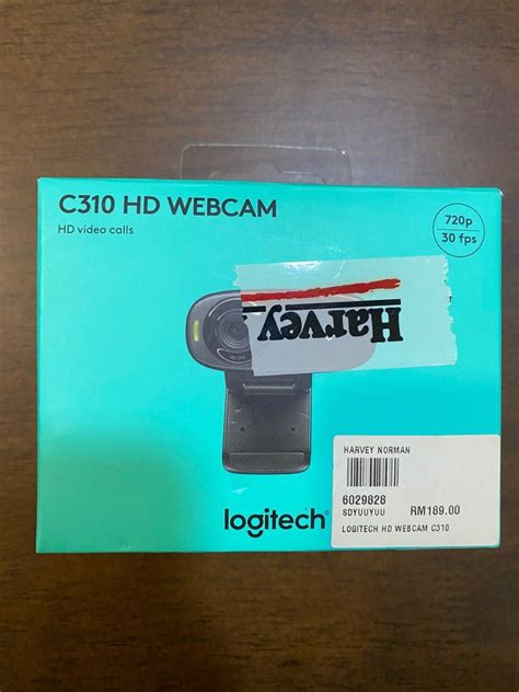 Logitech webcam C310 HD, Computers & Tech, Parts & Accessories, Webcams ...