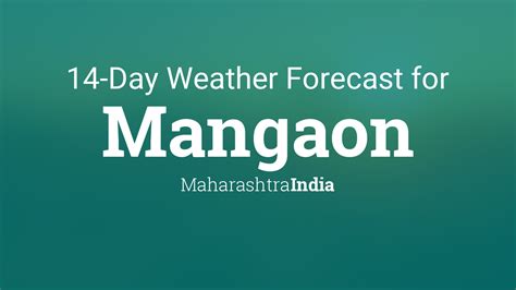 Mangaon, Maharashtra, India 14 day weather forecast