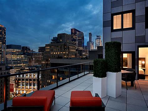 20 Hotel Rooms with Balcony or Private Terrace in New York