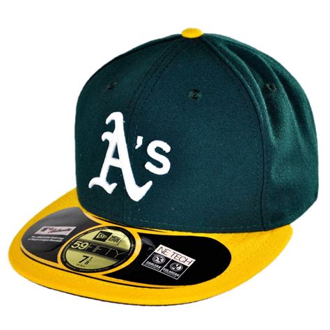 New Era Oakland Athletics MLB Home 59Fifty Fitted Baseball Cap MLB Baseball Caps