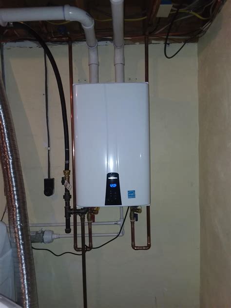 Navien tankless water heater that I installed last week. : r/Plumbing