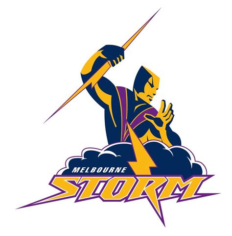 Storm Logo [Melbourne Storm] | Melbourne, National rugby league ...