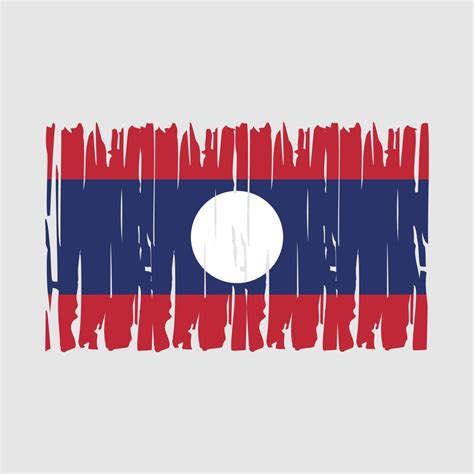 Laos Flag Vector 20356186 Vector Art at Vecteezy