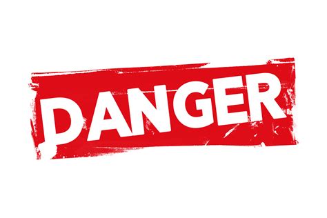 Grunge danger label PNG and PSD - PSDstamps