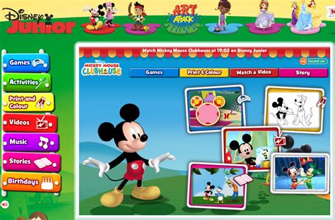 Mickey Mouse Clubhouse Website