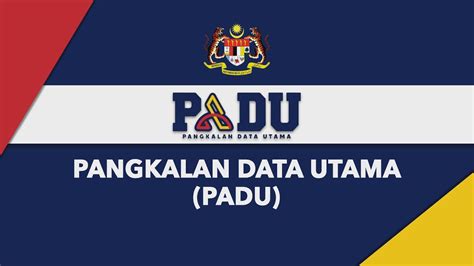 Data & Statistik: Pangkalan Data Utama (PADU) - YouTube