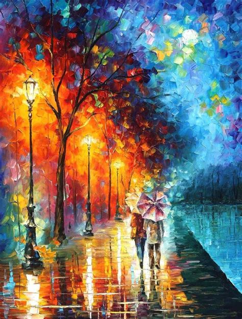 Pintura Al Óleo Del Maestro L. Afremov, Obra De Arte, Cuadro - $ 2,000.00 | Oil painting ...