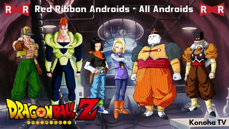 The Red Ribbon Androids - All Androids and Forms (Dragon Ball Z - Dragon Ball Heroes) - YouTube