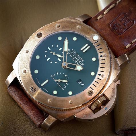 bronze Panerai Luminor Submersible (With images) | Luxury watches for ...