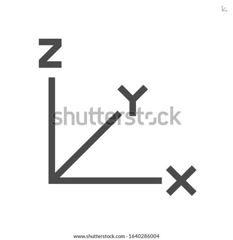 Xyz Axis Graph Statistics Display Vector Stock Vector (Royalty Free ...