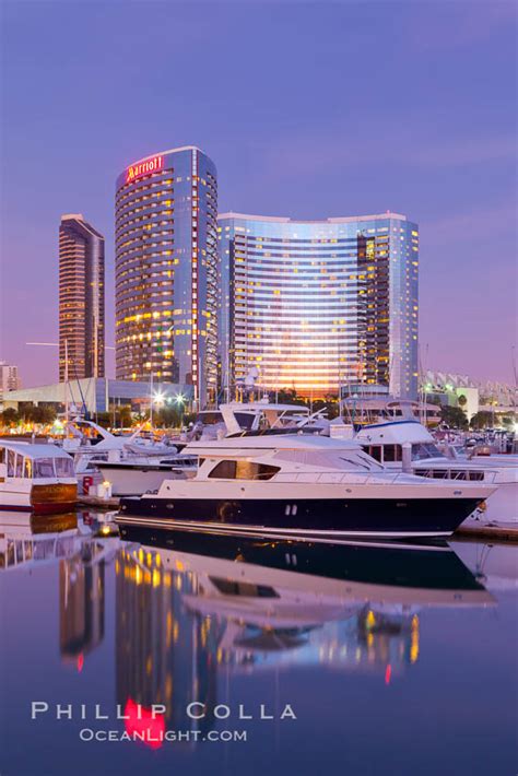 San Diego Marriott Hotel and Marina viewed from the San Diego ...