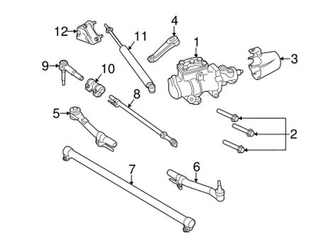 OEM 2013 Ford F-250 Super Duty Steering Gear & Linkage Parts ...