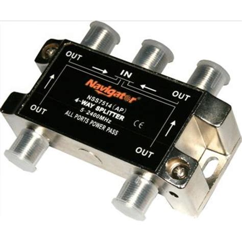 4 Way TV Aerial Splitter