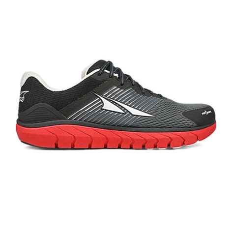 Altra Running Shoes Clearance Online - PROVISION 4 Mens Black / Gray / Red