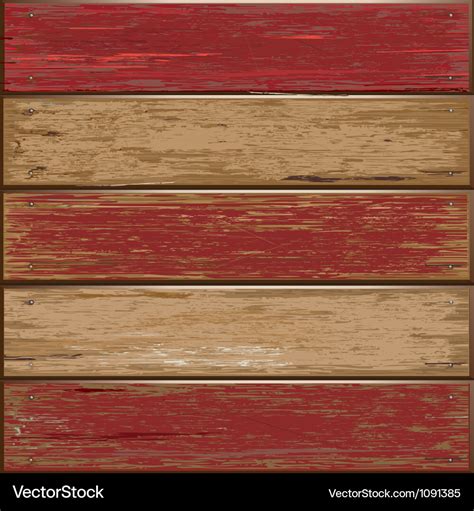 Old paint wood texture seamless background Vector Image