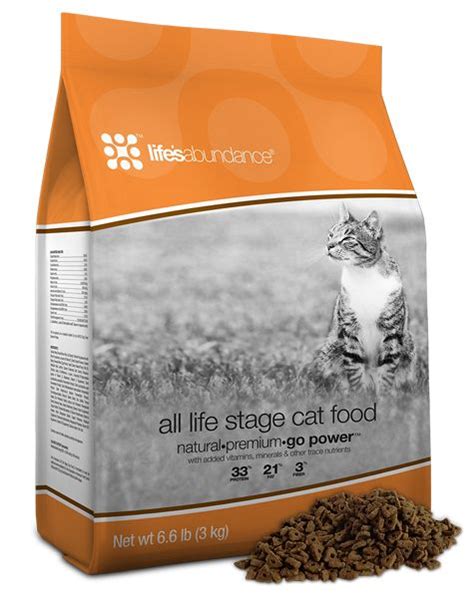 Life’s Abundance All Life Stages Cat Food contains select ingredients ...