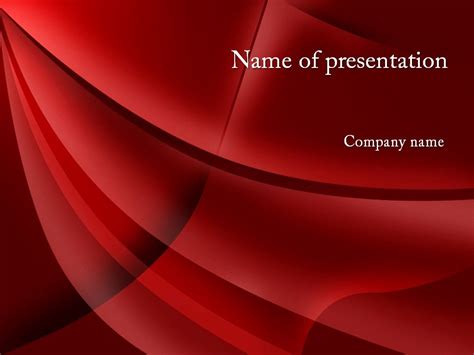 Red Style PowerPoint Template & Background for Presentation Free | Free powerpoint presentations ...