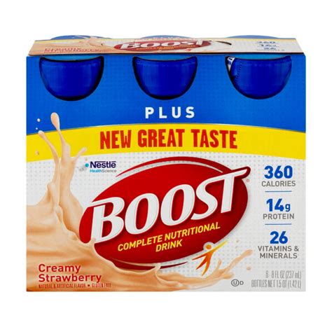 Save on BOOST Complete Nutritional Drink Plus Creamy Strawberry Gluten ...