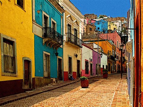 Street Of Color Guanajuato 4 Photograph by Mexicolors Art Photography