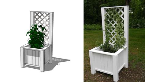 Planter Box with Trellis | Ana White