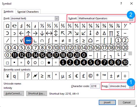 4 Easy Ways to Type the Infinity Symbol Text (∞) in Word - Software Accountant