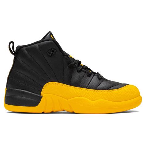 Air Jordan 12 Retro (PS) - Black/University Gold – Feature