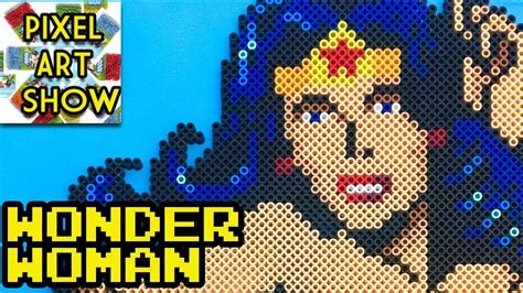 Wonder Woman Perler Bead Pixel Pop Art Pattern Pixel - vrogue.co