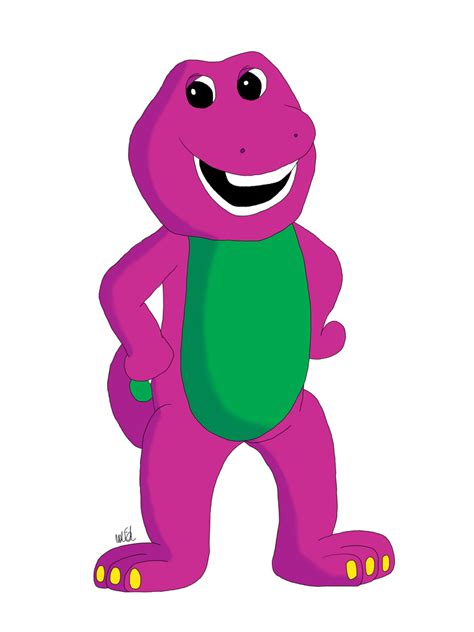 Barney drawing | Fandom