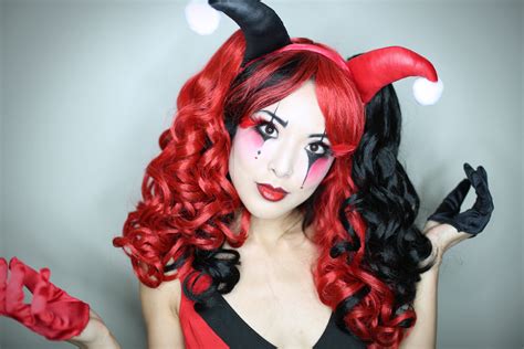 HARLEY QUINN Makeup Tutorial | Halloween 2014 - From Head To Toe