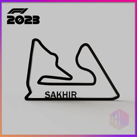 STL file SAKHIR CIRCUIT - BAHRAIN / F1 CIRCUIT COLLECTION 2023・3D print ...