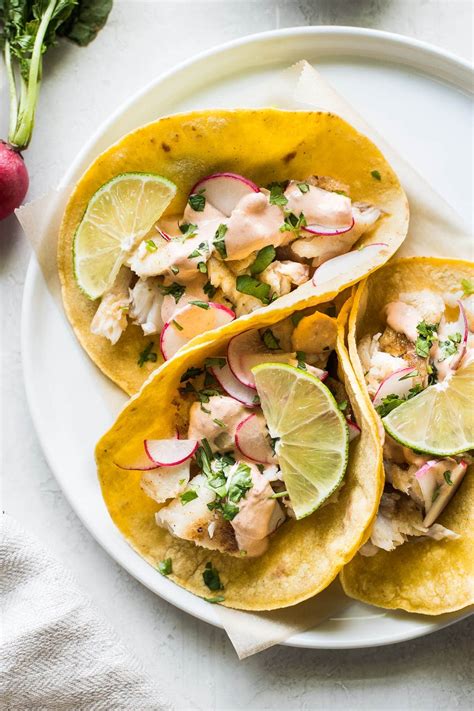 Tilapia Fish Tacos - Isabel Eats